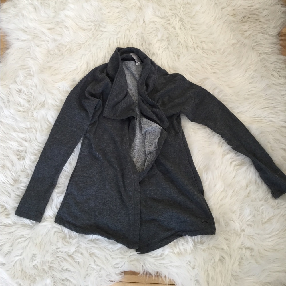 Grey cardigan